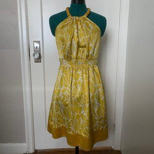 Forever 21 Yellow Halter Dress